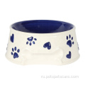 Оптовая индивидуальная логотип керамика Pet Cat Dog Bowls